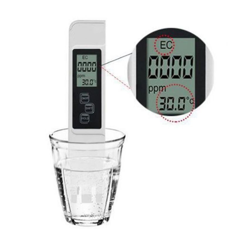 Digital PH Meter and TDS Meter, Water EC Tester, Auto Calibration