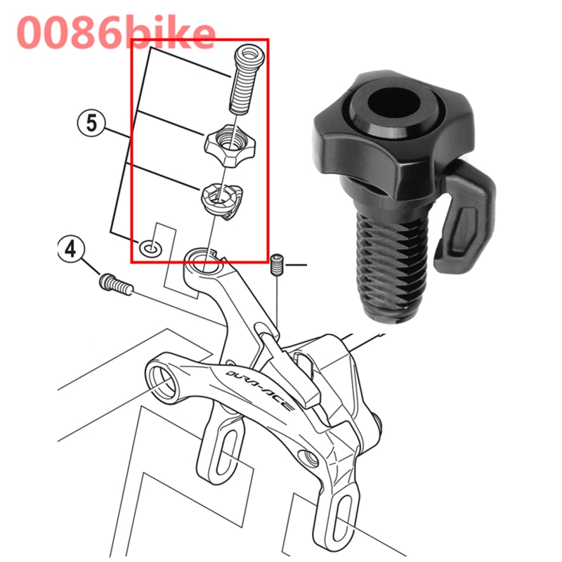 Vélo de route Ultegra 6800 DURA-ACE 9000 R8000 R9100 étrier frein pièces de réparation câble réglage boulon unité