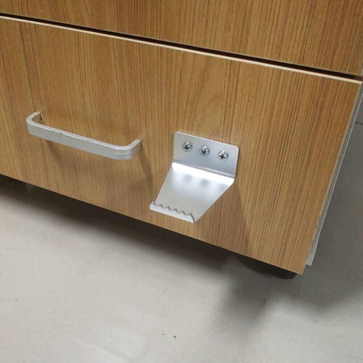Hands Free Touchless Foot Door Opener Hands Free Handle Bracket Convenience for Home Bathroom Office Thick Metal Door Opener