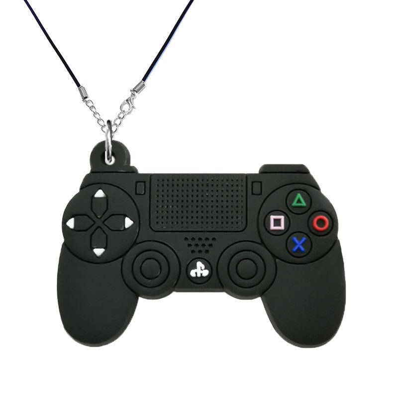 1 pz PVC 2021 collana di moda gioco maniglia collane di cartone animato simpatico Gamepad joystick serie corda catena da uomo regalo Souvenir: 7660-08