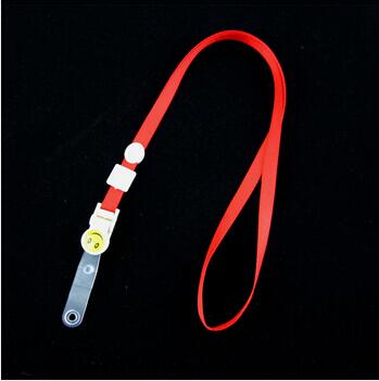 Badge easy-mount buckle retractable chain testificate case lanyard door guard work permit hanging buckle ID Holders/card: YELLOW