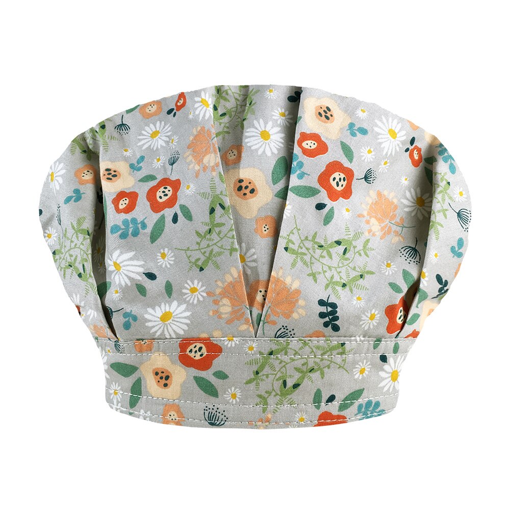 Chapeau de chef unisexe imprimé multi-styles, pour l'entretien ménager, pour cantine, Restaurant, cuisine, service de boulangerie, chapeau de chef pour femmes: photo14