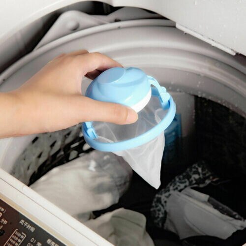 1PC Mesh Filter Bag Floating Washing Machine Wool Hair Removal Cleaning: 6