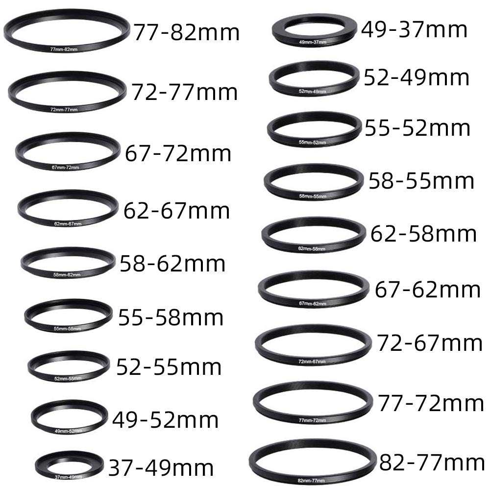 49-77 49mm-77mm 49mm Bis 77mm Metall Schritt hoch Ringe Linse Adapter Filter kamera Werkzeug Zubehör Neue Neue