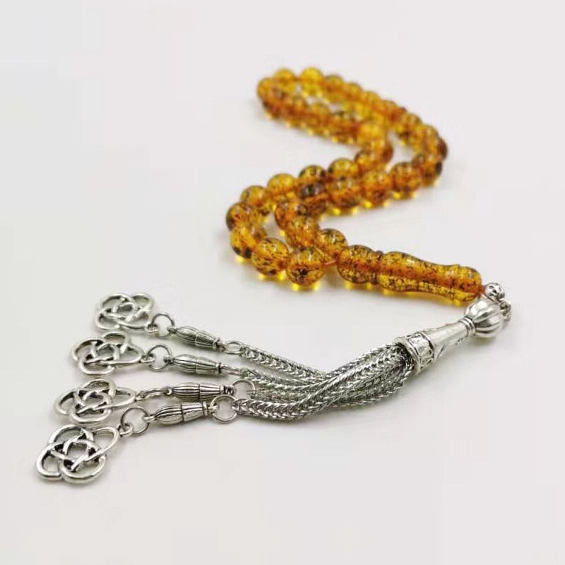 Duft harpiks tasbih 33 perler ramadan til eid muslim rosenkrans islamisk armbånd smykker tilbehør misbaha