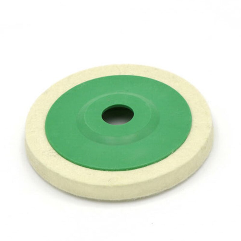 2pcs 125mm 5Inch Wool Buffing Pads Angle Grinder Polishing Wheel Felt Grinding Polishing Disc Pad Kit