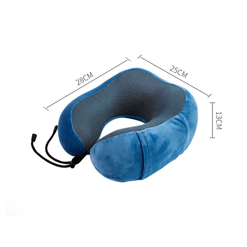 Memory Foam U Vormige Hals Kussens Zachte Trage Rebound Ruimte Reizen Kussen Nek Cervicale Gezondheidszorg Vliegtuig Reizen Hoofdsteun