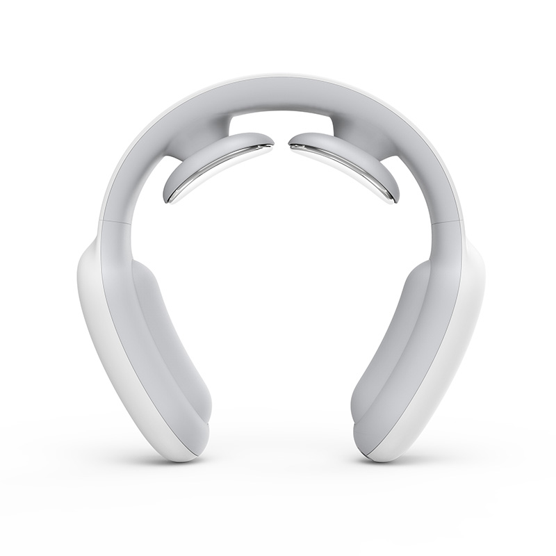 Drahtlose Fernbedienung Schulter Neck Massager EMS Therapie Impuls Massage Zervikale Schmerzen Relief Elektro Tragbare Intelligente: White