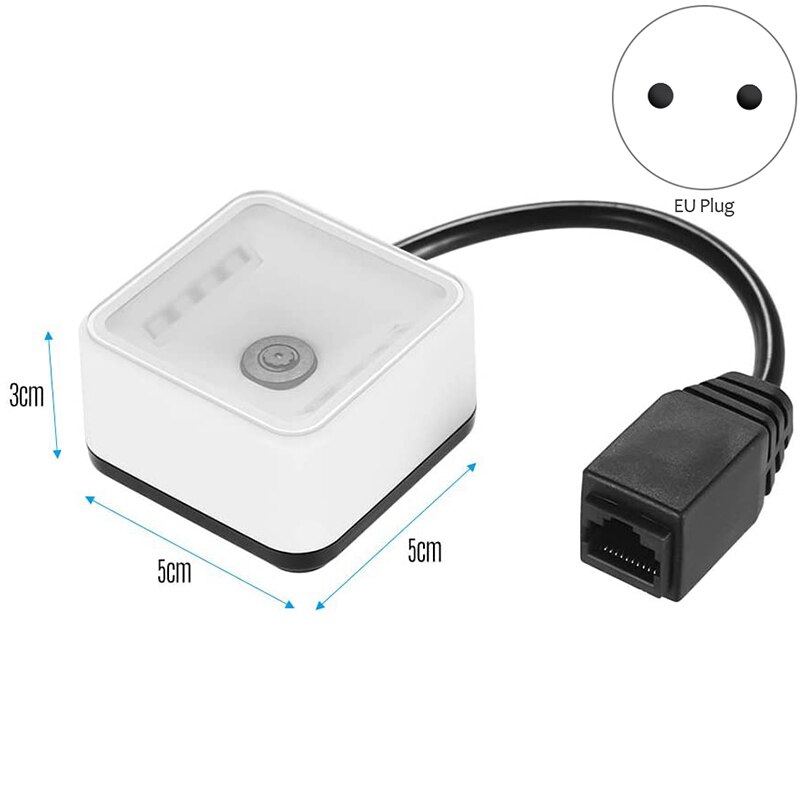 EP7000 Mini 1D/2D/QR Barcode Scanner CMOS Image Module for Access Control Office Electronic Scanners RS232 EU Plug