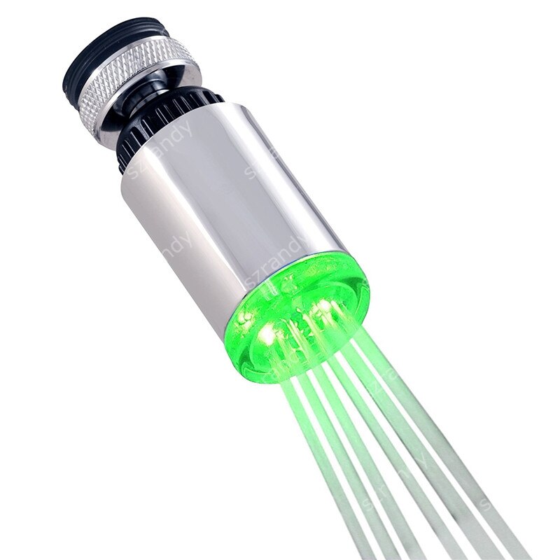 temperature control 3 colors LED Faucet Aerators