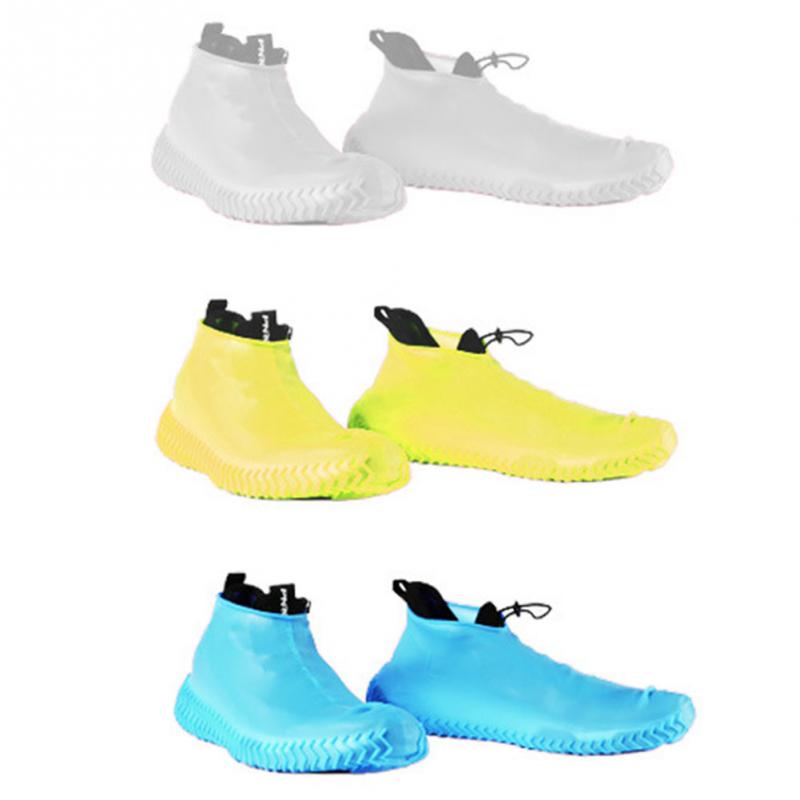 Waterproof Shoe Cover Silicone Material Unisex Shoes Protectors Reusable Rain Boots for Indoor Outdoor Rainy Days