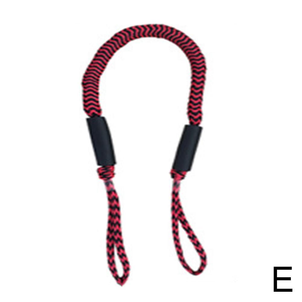1Pcs 1.2m Length Elastic Wharf Rope Dinghy Marine Boat Dock Extendable PP Line Boat Rope Bungee Mooring Dock Line: E