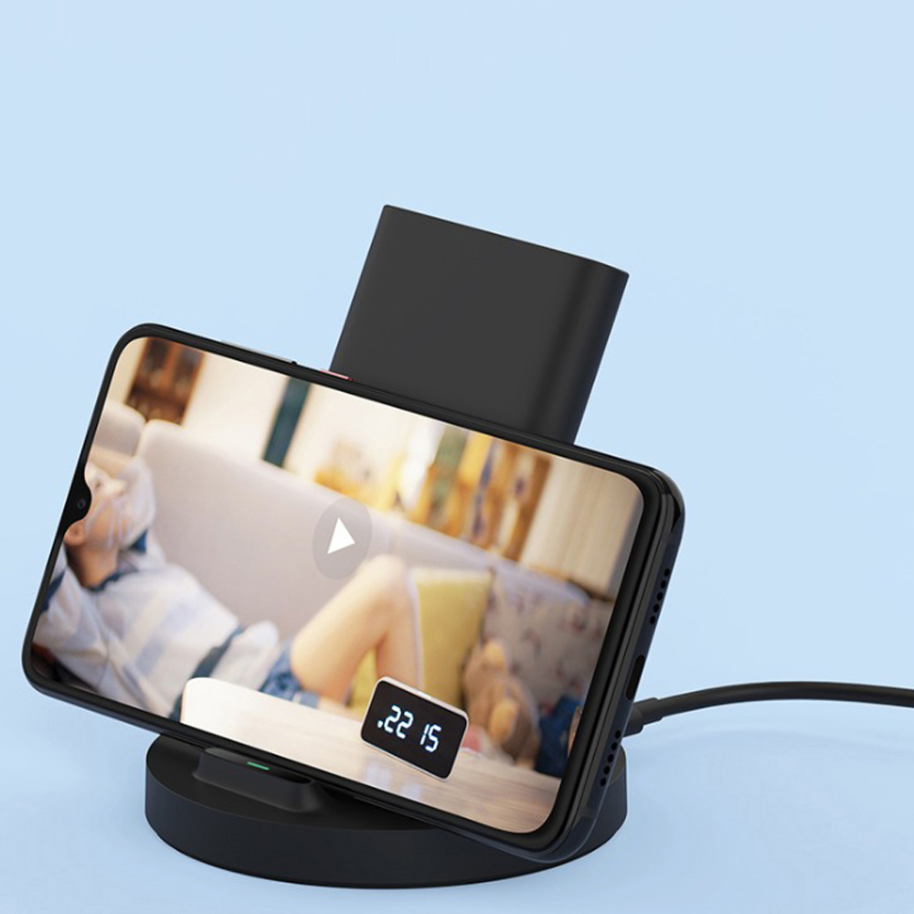 Xiaomi vertikales kabelloses ladegerät 20w/55w max blitzladung qi-kompatibel mehrere sichere ständer horizontal für  mi 9 (20w)  mix 2s