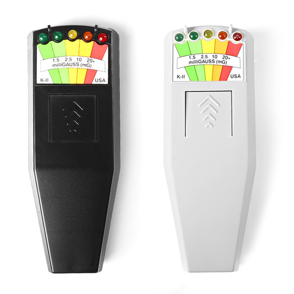 K2 champ électromagnétique EMF Gauss mètre dosimètre de rayonnement Portable EMF magnétics champ testeur de rayonnement moniteur 5 LEDs mètre