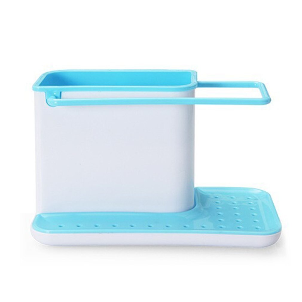 Plastic Racks Organizer Caddy Storage Kitchen Sink Utensils Holders Drainer Integrated Drainer Good Kitchen Tool: Light Yellow