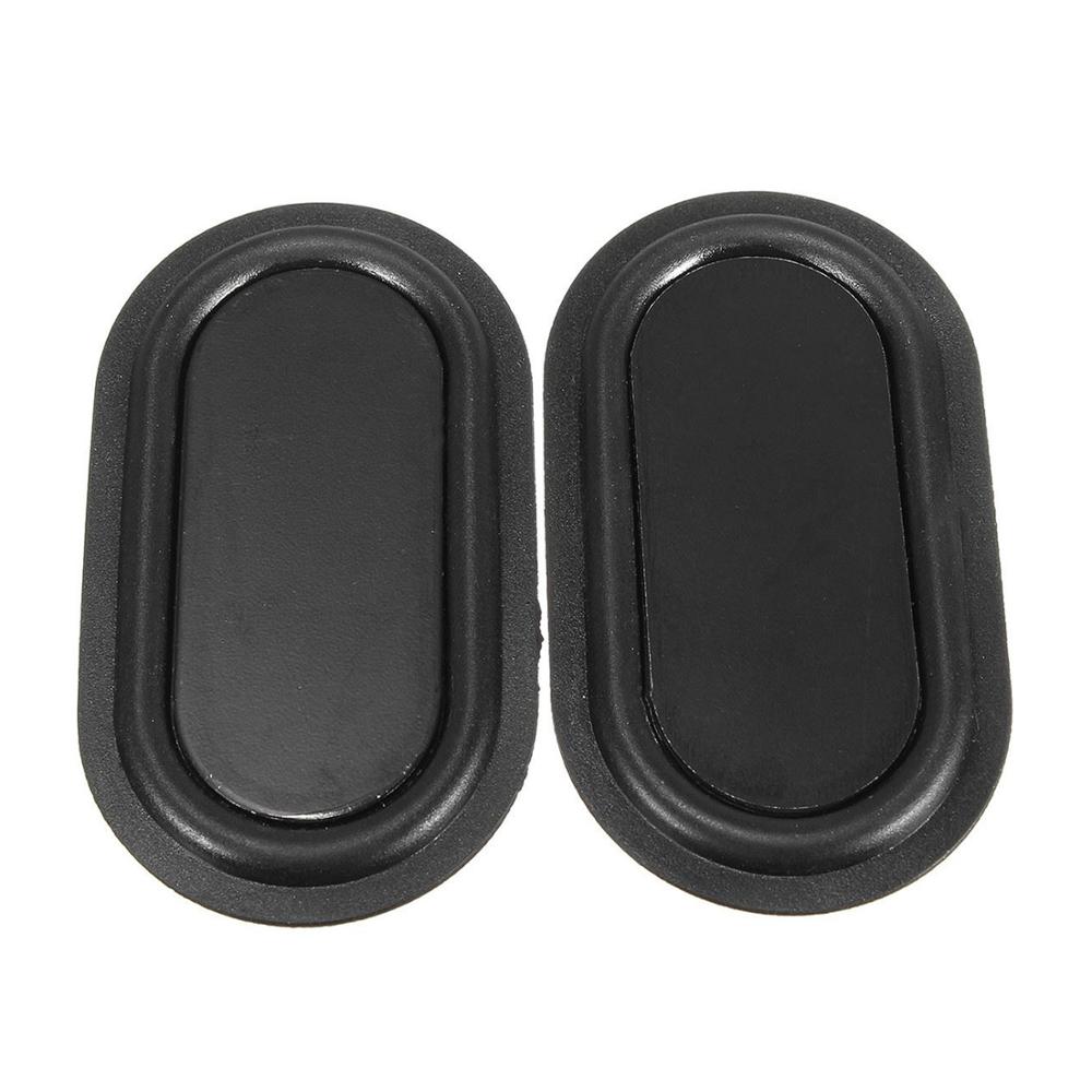 Gosear 1 par = 2 piezas 80 x x 40mm altavoces radiador pasivo placa auxiliar placa de vibración de graves de goma duradera accesorios de altavoz: 80 x 40mm