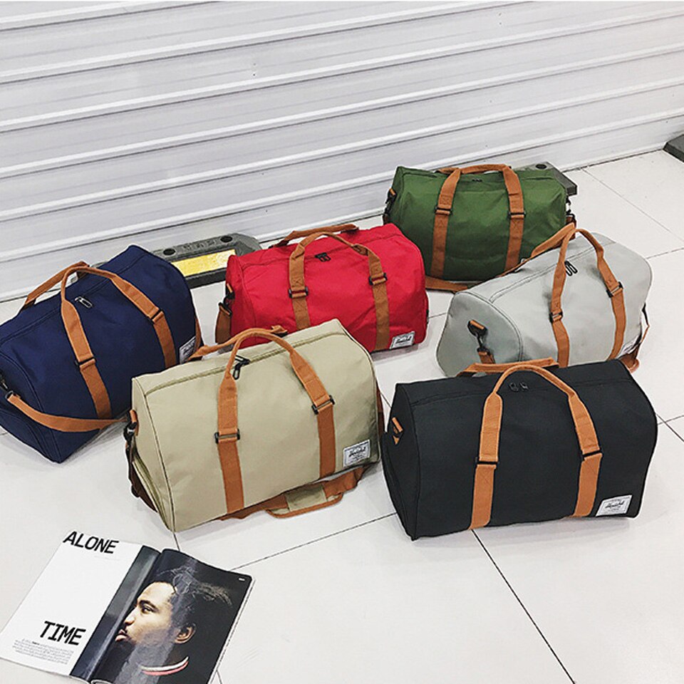 Torba podróżna o dużej pojemności torba-worek mężczyźni kobiety torba na bagaż wielofunkcyjna torba podróżna torby na ramię z płótna torba torebki rekreacyjne