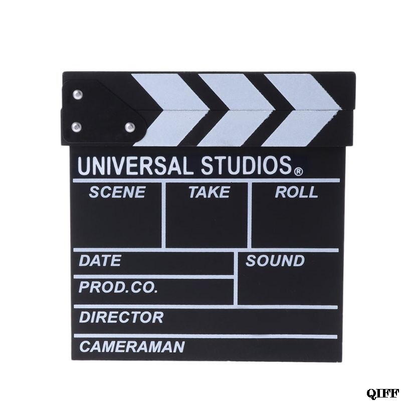 Film Director's Clapper Board HOLLYWOOD Movie Scene Clapboard Photography Props APR28