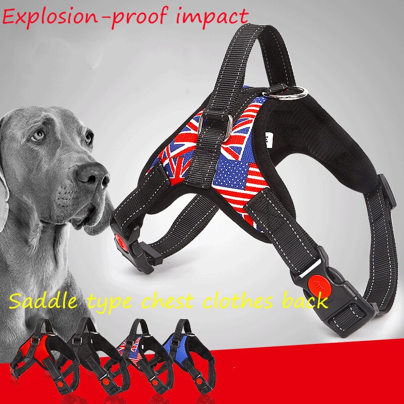 Pet Products, Towing Rope, Dog Chest Strap, Saddle Type Big Dog Pet Chest Clip