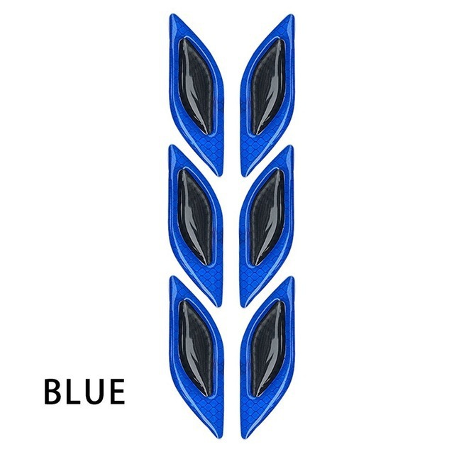 6 pcs/12 pcs Auto Reflecterende Stickers Anti-Kras Veiligheidswaarschuwing Sticker voor Vrachtwagen Auto Motor Exterieur decoratieve Accessoires: Bruin