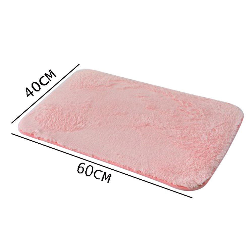 Carpet For Bathroom Luxurious Absorbent Soft Memory Foam Bath Mat Bathroom Bedroom Shower Rug Non Slip 40*60CM