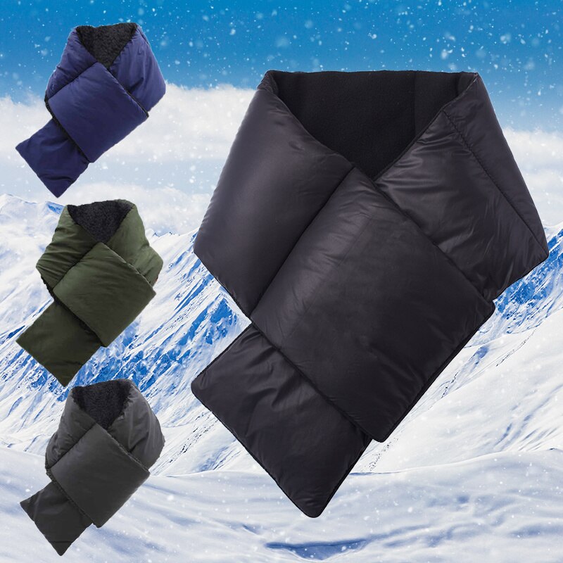 2022 Waterproof Cotton Snood Outdoor Winter Thermal Warm Hiking Skiing Scarves Windproof Neck Warmer Camping Cycling Scarf