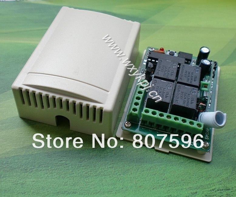 DC12V 10A 4 Channel RF Wireless Remote Control wireless Switch/Radio Controlled Switch System Receiver&Transmitter