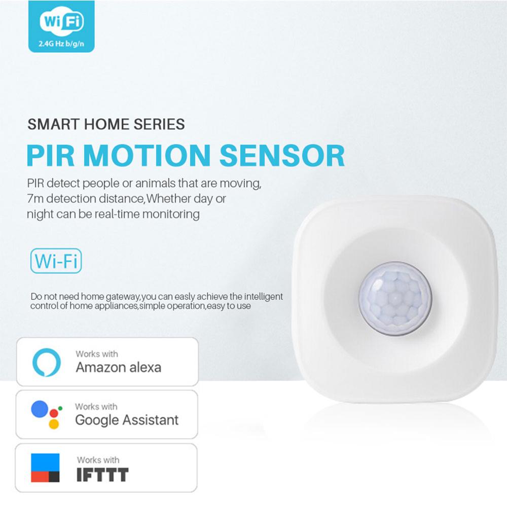 WIFI PIR Sensor Motiong Sensor Smart life Tuya APP woreless Wifi controlled security system