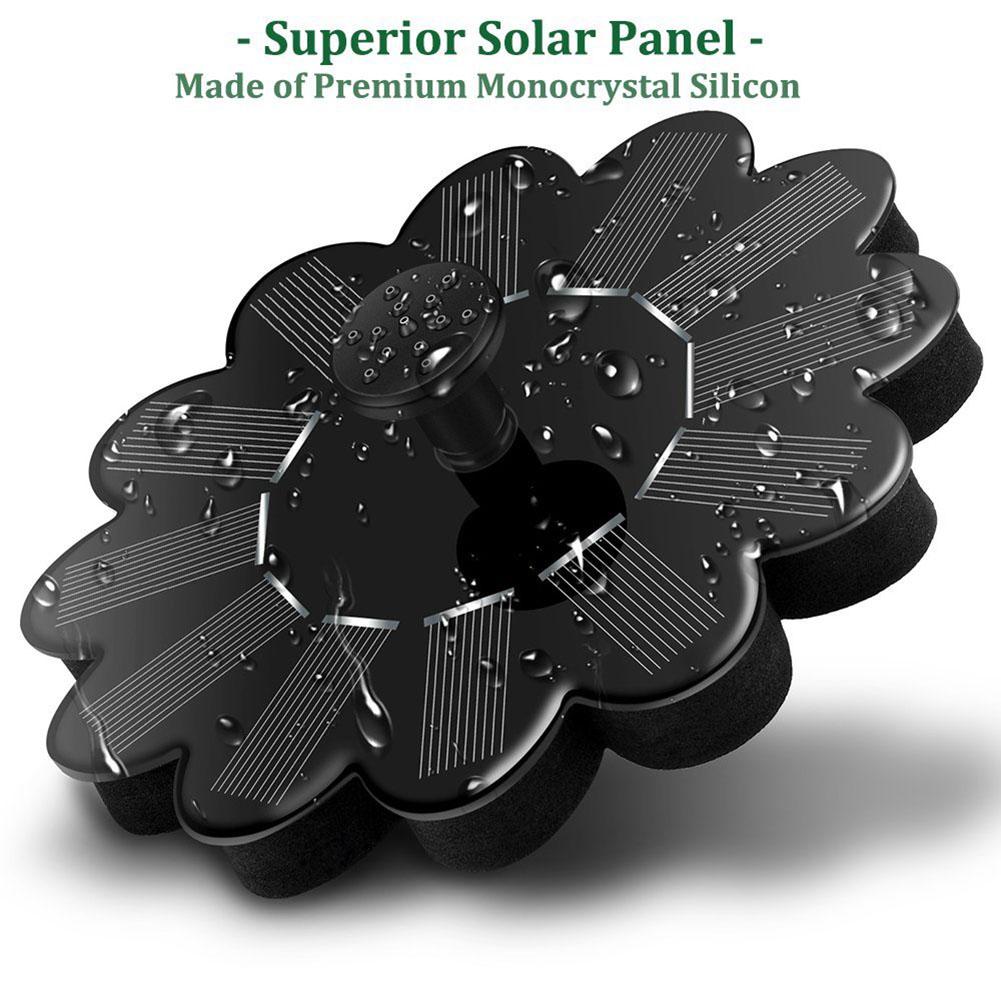 Outdoor Solar Power Fountain Pool Lake Pond Mini Water Fountain Pump Aquarium Garden Gardening Decoration Supplies