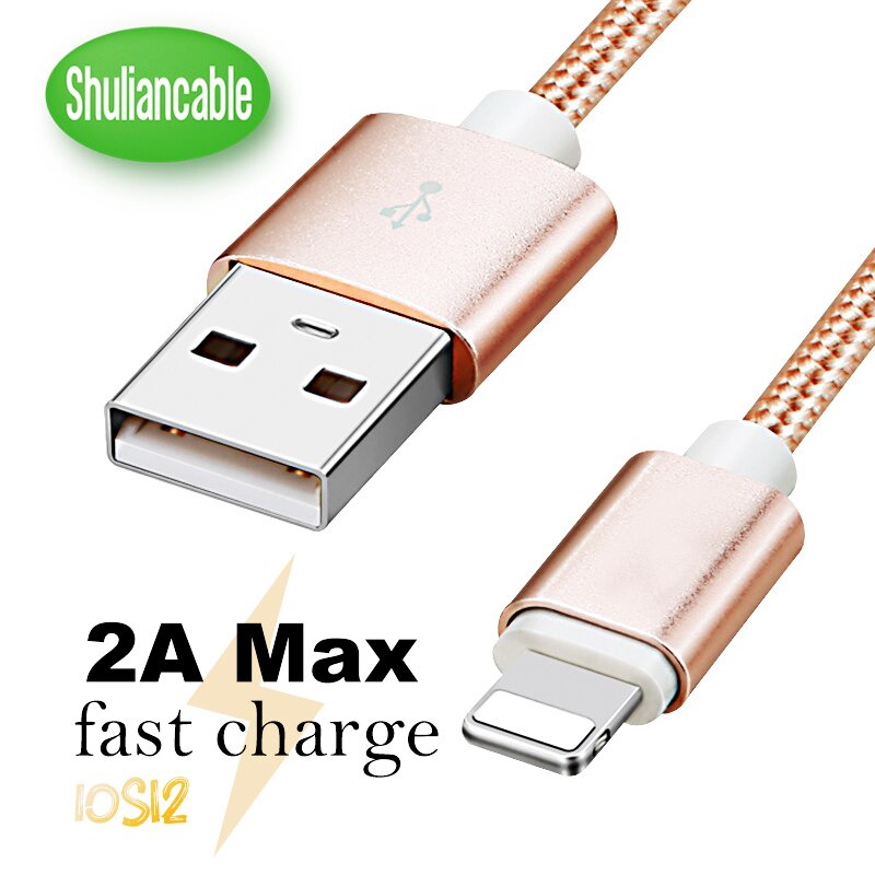 USB Cable for iPhone Fast Charger Lighting USB Cables Charging Cord For iPhone XR Xs Max X For iPhone 10 8 7 6 5 Plus iPad