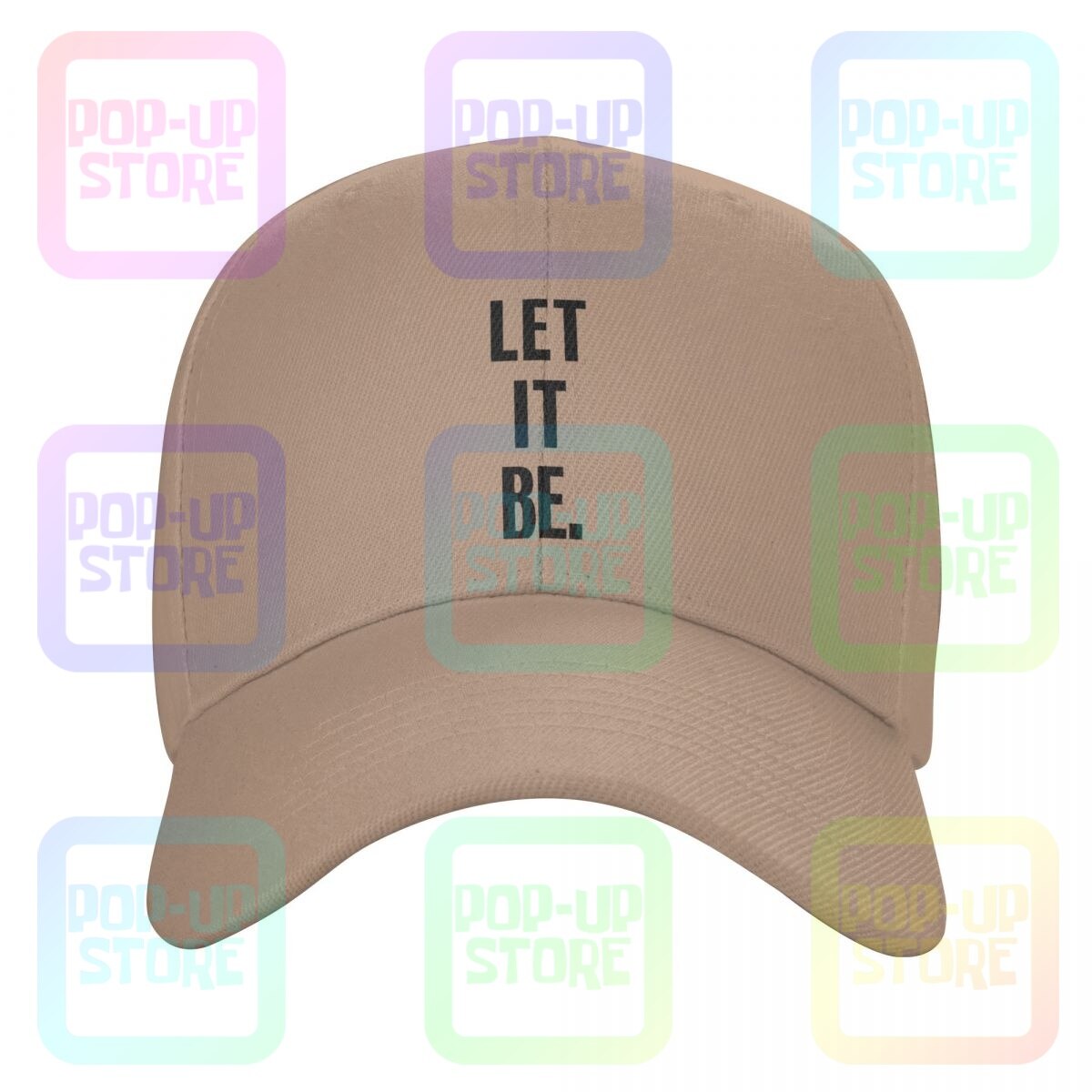 Gorra de béisbol Let It Be Tumblr, gorra de béisbol de la mejor música para conductores de camiones, , grandes ofertas, el mejor vendedor: Caqui