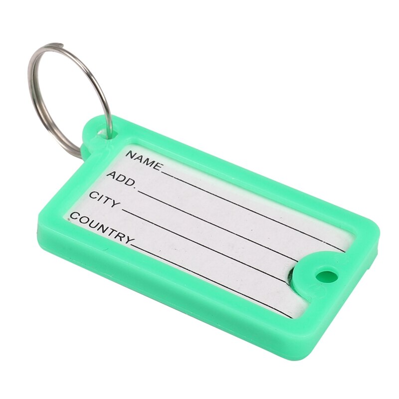 50 X Plastic Key Tag Identification Tag