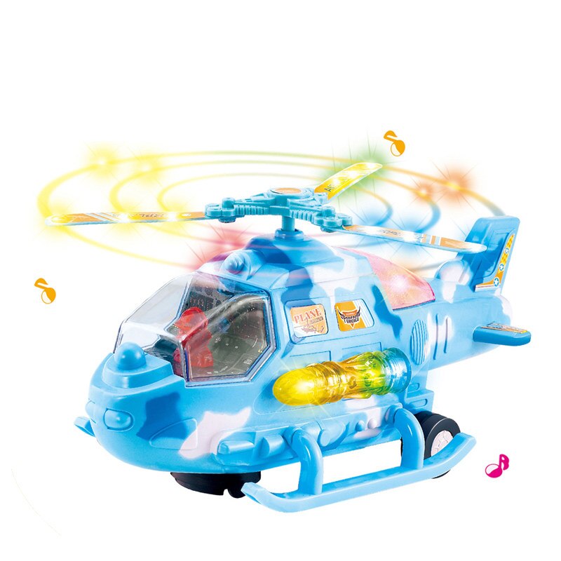 Interessante Elektrische Toy Battery Operated Universele Wiel Kids Helicopter Met Licht En Muziek