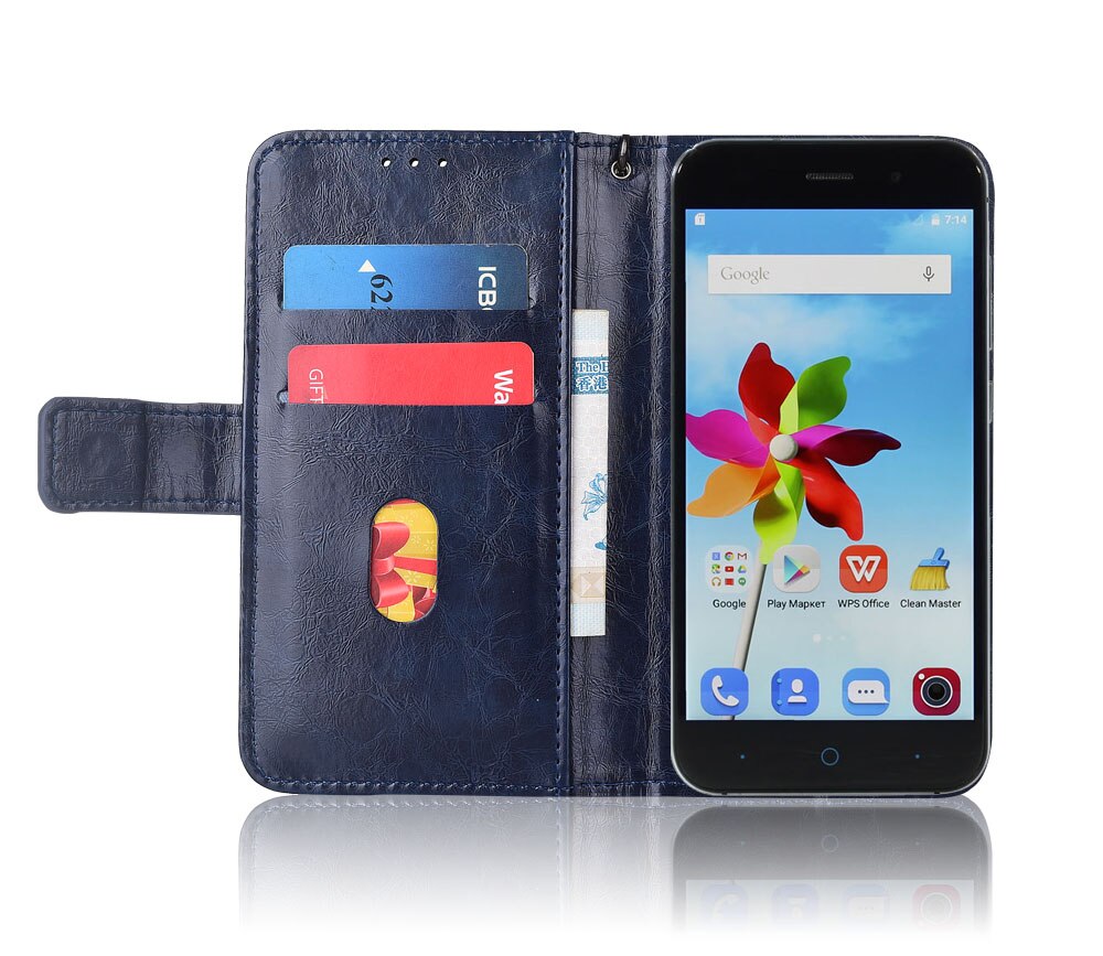 Flip Lederen Case Voor ZTE Blade Z7 Fundas Gedrukt Bloem 100% Speciale portemonnee stand case met Riem