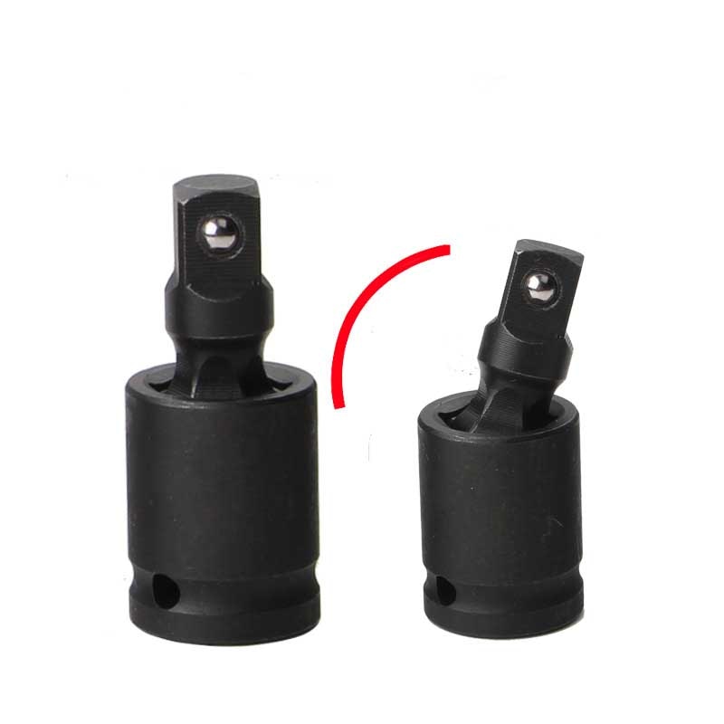 ZK30 3Pcs 1/4 "3/8" 1/2 "Fosfateren Chroom Molybdeen Staal Steeksleuteldop Adapter Pneumatische Moersleutel Kruiskoppeling hand Tool