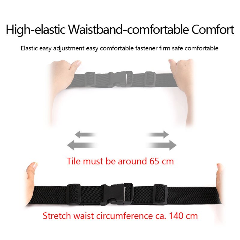 Ultra schlank Sport Taille miserabel Gürtel Tasche Laufen Joggen Wandern Postleitzahl fanny Pack größehe kapazität taille tasche mit Reflektierende Streifen einstellen
