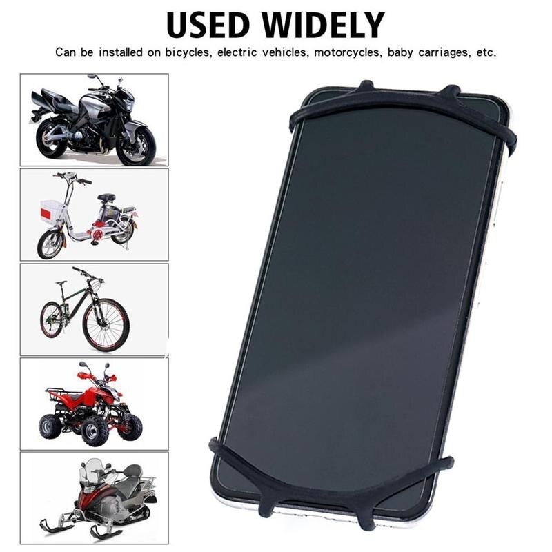 Voor Sram Garmin Fiets Telefoon Houder Fiets Mobiele Houder Fiets Shockproof Mobiele Motorfiets Siliconen Telefoon Houder M4H8