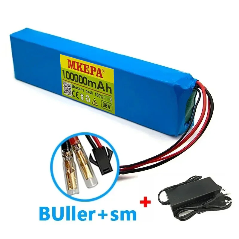 100+  km rækkevidde 36v litiumbatteripakker til elcykler og scootere・18650 celler・med bms, nemme lange ture