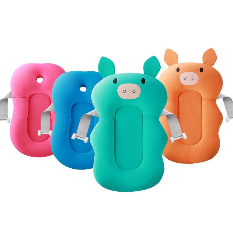 Draagbare antislip badkuip cartoon kleur bal speelgoed badstoel beugel beugel kussen