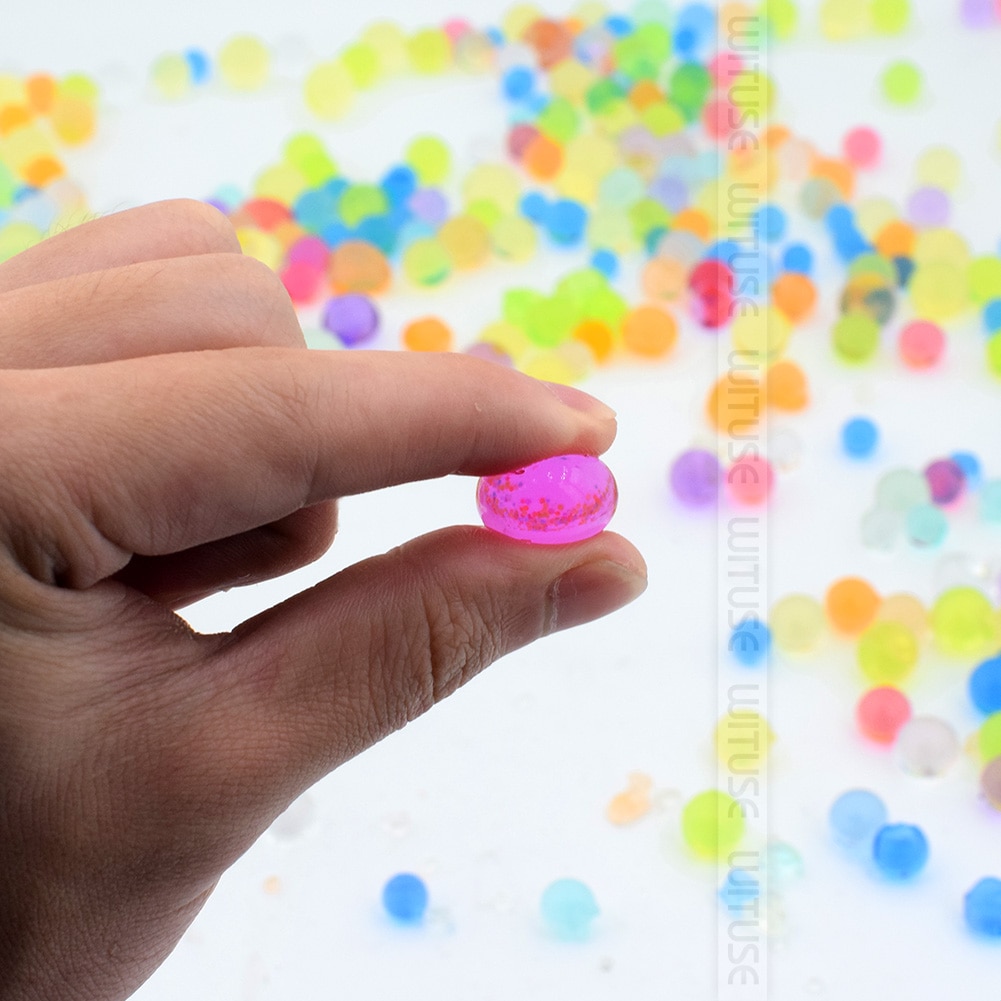 WITUSE 20000pcs/bag Crystal Soil Hydrogel Gel Polymer Water Beads Maison Growing Water Balls Big Flower/Wedding Decoration