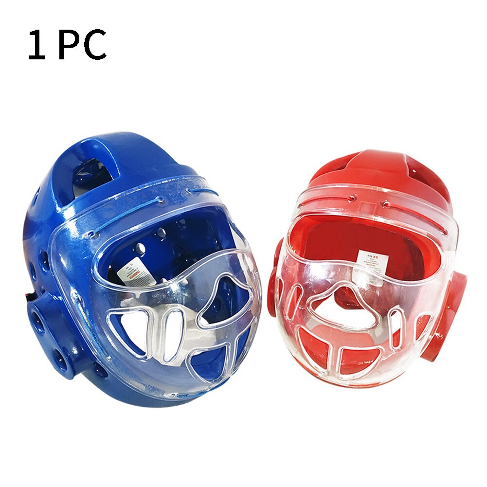 Kids Karate Taekwondo Wearproof Martial Art Protector Competition Kids Adult Boxing Helmet Headgear Training Accessories
