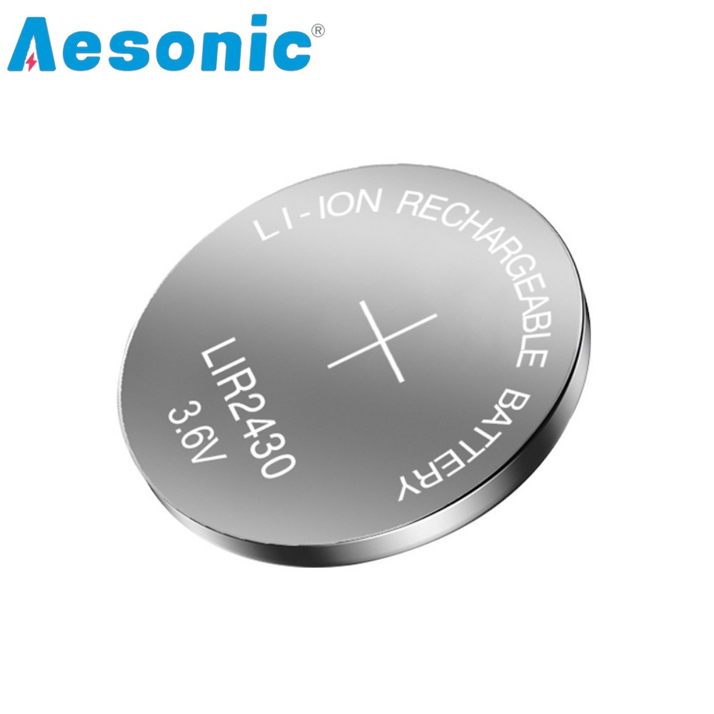 10PCS 3,6 V LIR2430 Akku LIR 2430 Lithium-Batterien für Auto Schlüssel Fernbedienung Uhr Spielzeug Ersetzen CR2430 PD2430