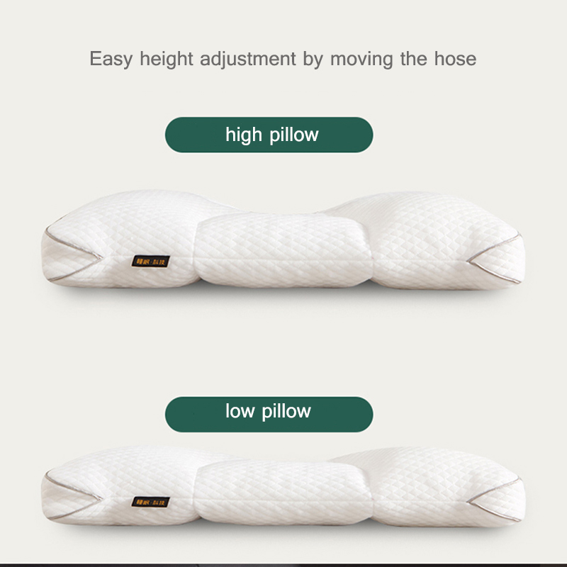 Oreiller Cervical orthopédique de Style japonais | Oreiller Cervical ergonomique 50*30CM de Style japonais, oreiller de cou ajustable en PE, housse en coton, oreiller de couchage