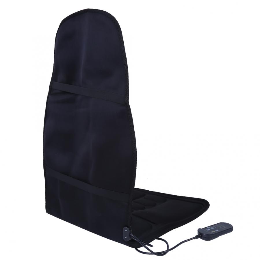 Heated Electric Car Neck Lumbar Full Body Massage Massager Seat Cushion Pad