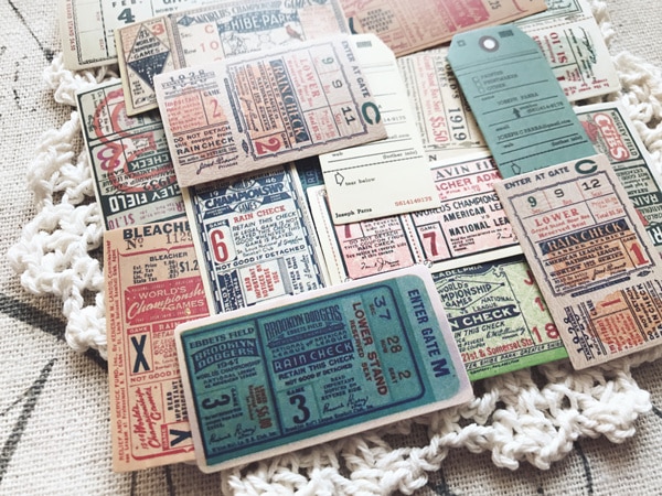 22 pièces/paquet Vintage européen billet étiquette autocollant bricolage artisanat Scrapbooking Album indésirable Journal planificateur autocollants décoratifs