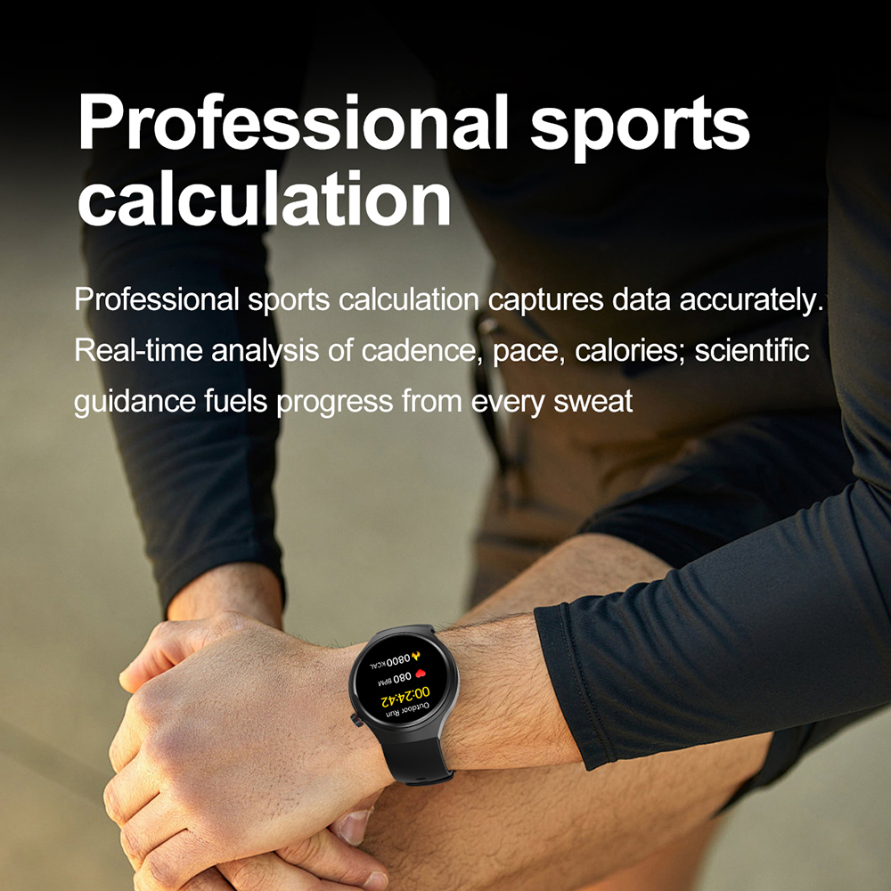 Relógio gt4 relógio inteligente homem mulher 360*360 tela hd freqüência cardíaca150 + modo esportivo bluetooth chamada pista de fitness à prova dwaterproof água smartwatch