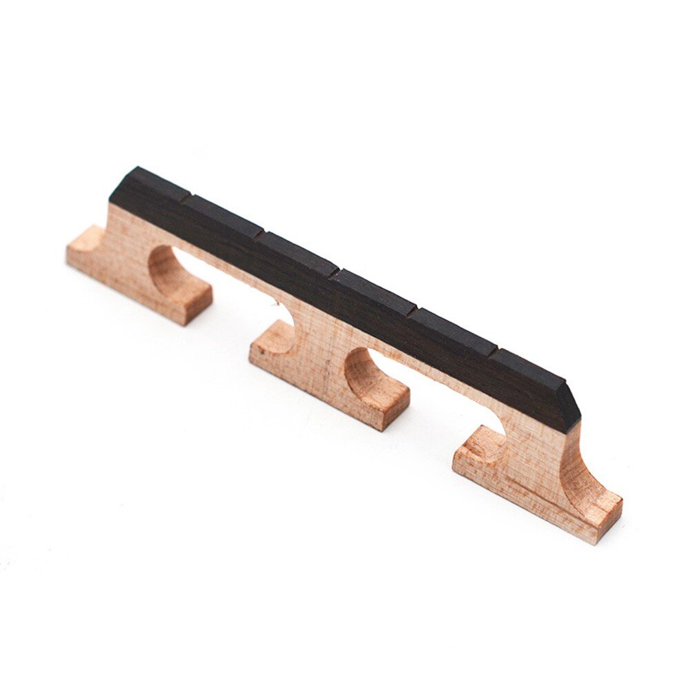 1pc banjo ponte acero ebano 3 piedi banjo ponte ponti di ricambio per 4 5 banjo a 6 corde parti strumenti accessori