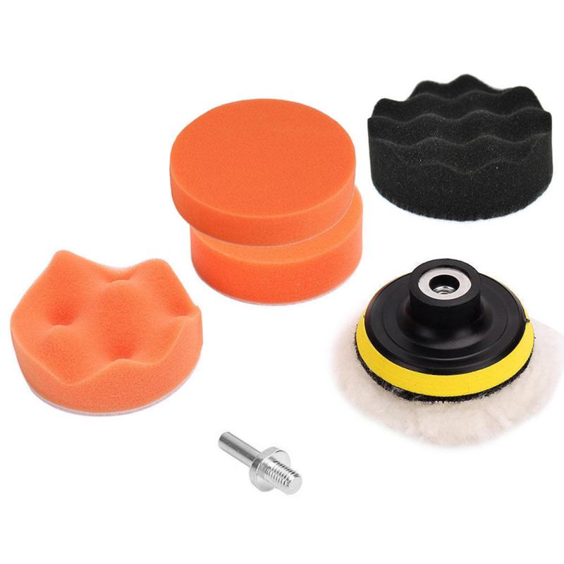 3 Inch Car Polish Tool Polisher Buffer Car Polishing Disc Wool Wheel Car Paint Care Kit Car Waxing Sponge Scratch Remover TSLM2: Default Title