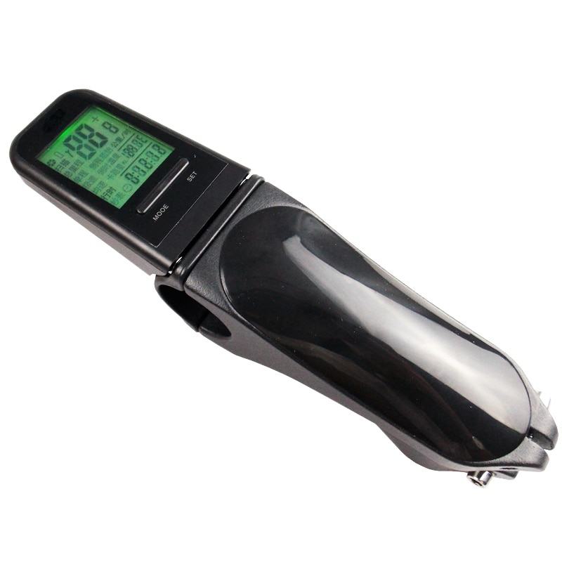 Bicycle Computer Luminous MTB Road Stem With Speedometer Wireless Cycling Stopwatch Bike LCD Large Screen