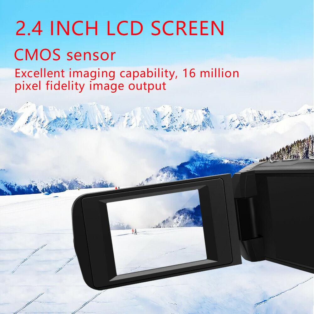 BEESCLOVER-cámara de vídeo Digital HD 1080P, videocámara con micrófono para fotografía, 16 millones de píxeles, r12